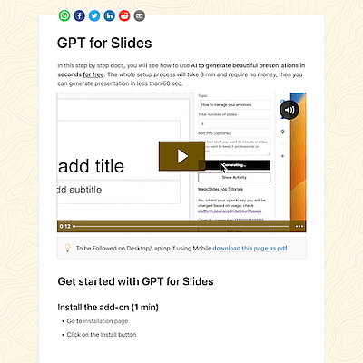 GPT for Slides