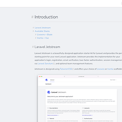 Laravel Jetstream