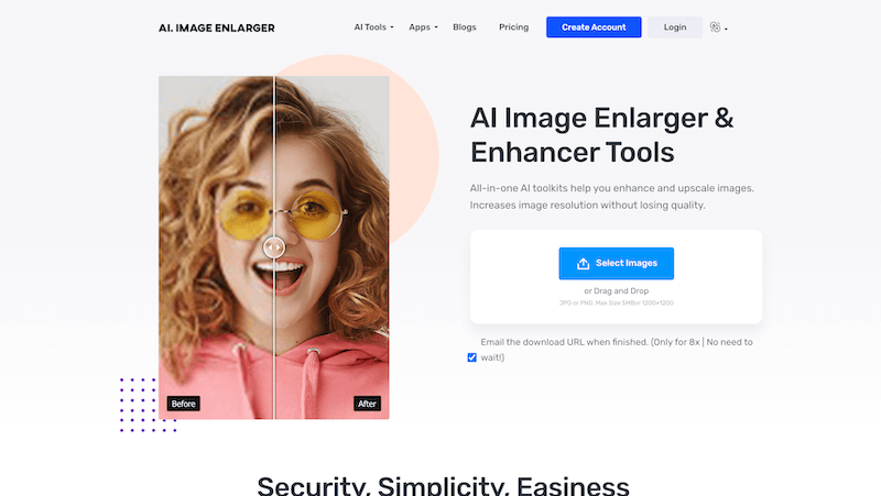 AI Image Enlarger Preview