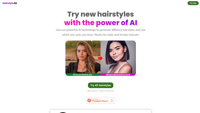 Hairstyle AI Preview