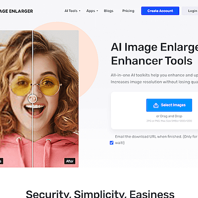 AI Image Enlarger