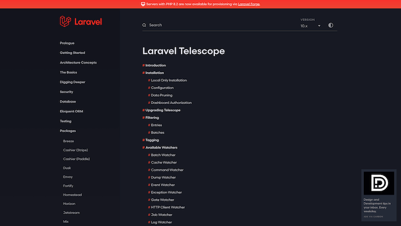 Laravel Telescope