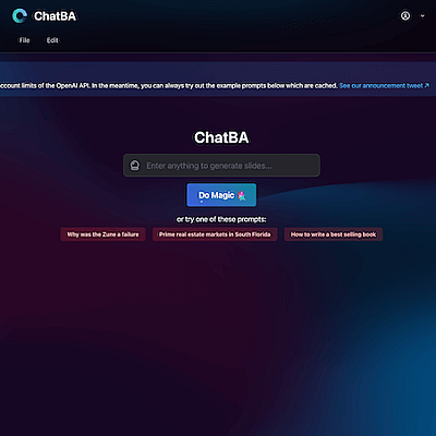 ChatBA