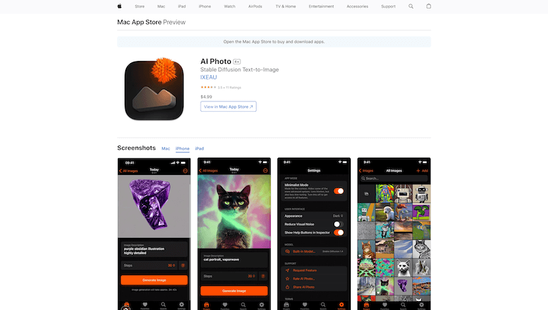 AI Photo for iPhone Náhled
