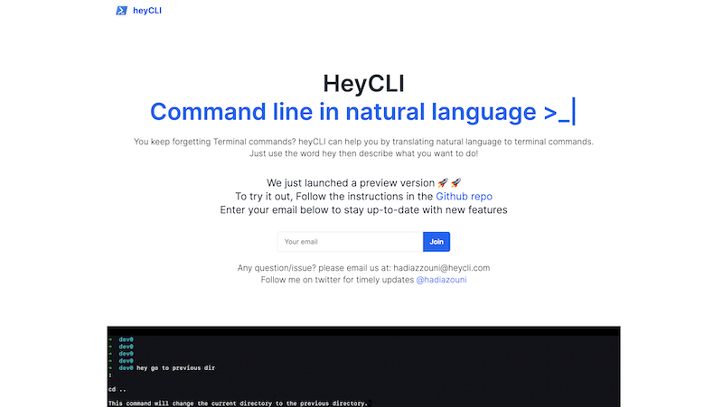HeyCLI
