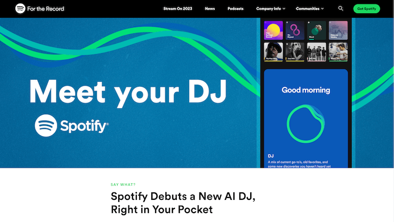 Spotify DJ