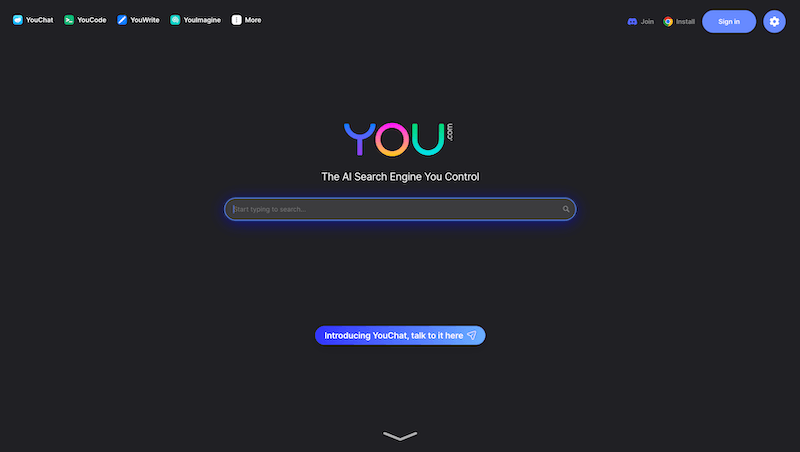 You