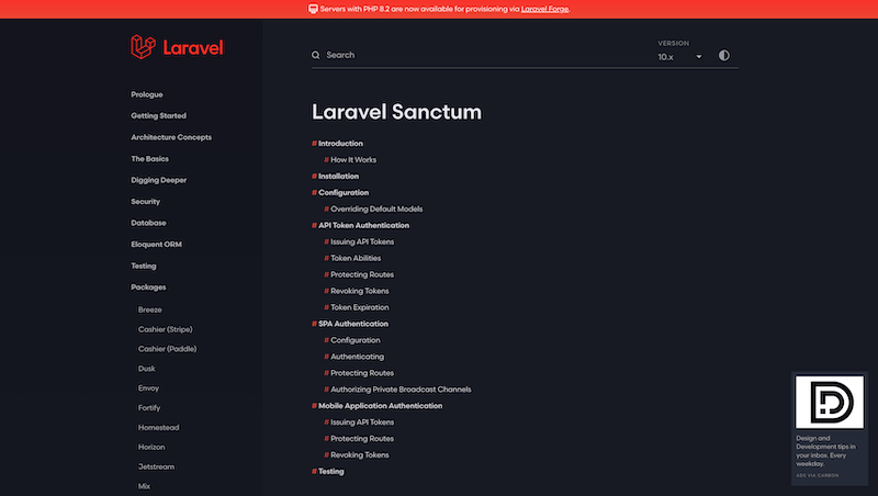 Laravel Sanctum