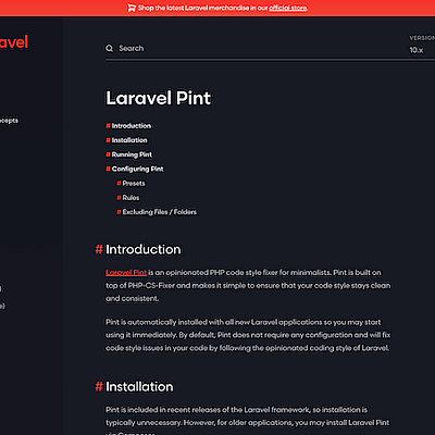 Laravel Pint