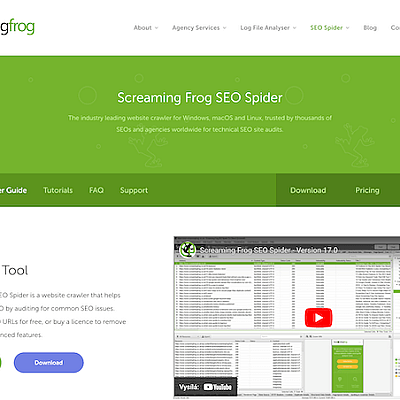 Screaming Frog SEO Spider