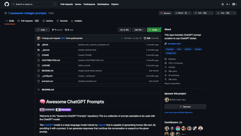 ChatGPT Prompts